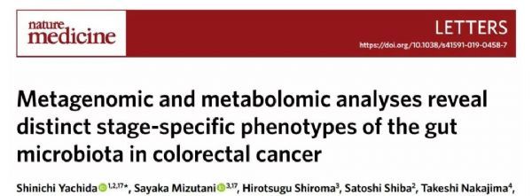 宏基因组&amp;代谢组学：两大组学共同揭示结肠直肠癌中肠道菌群的阶段特异性表型