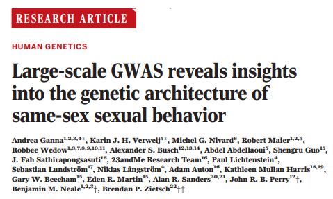 Science：到底存不存在同性恋基因？